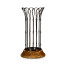 Rossett Antique Black Brass Stick Stand