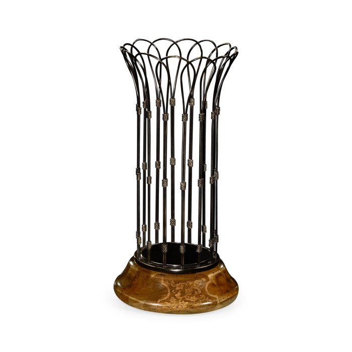 Rossett Antique Black Brass Stick Stand