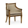 Belton Grey Fruitwood Arm Chair