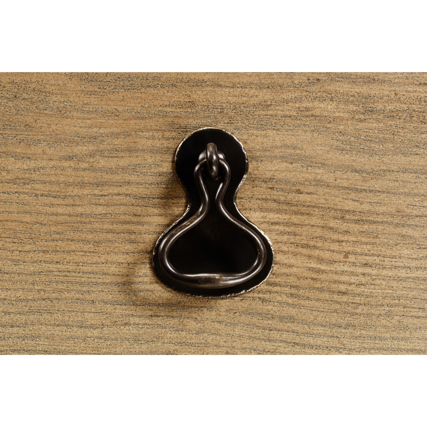 Oulton Vintage Oak Cabinet with Wooden Doors & Shelves