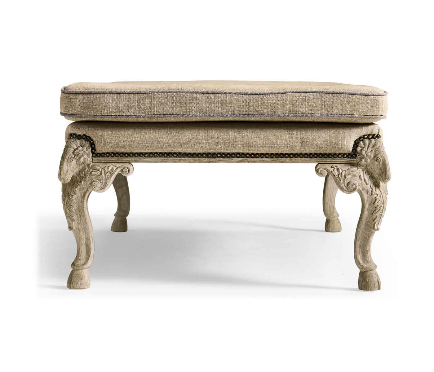 Small Tarporley Grey Oak Stool