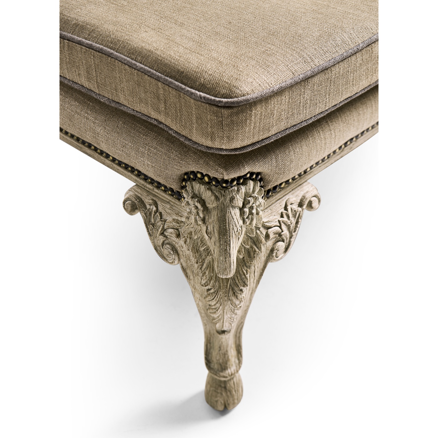 Small Tarporley Grey Oak Stool