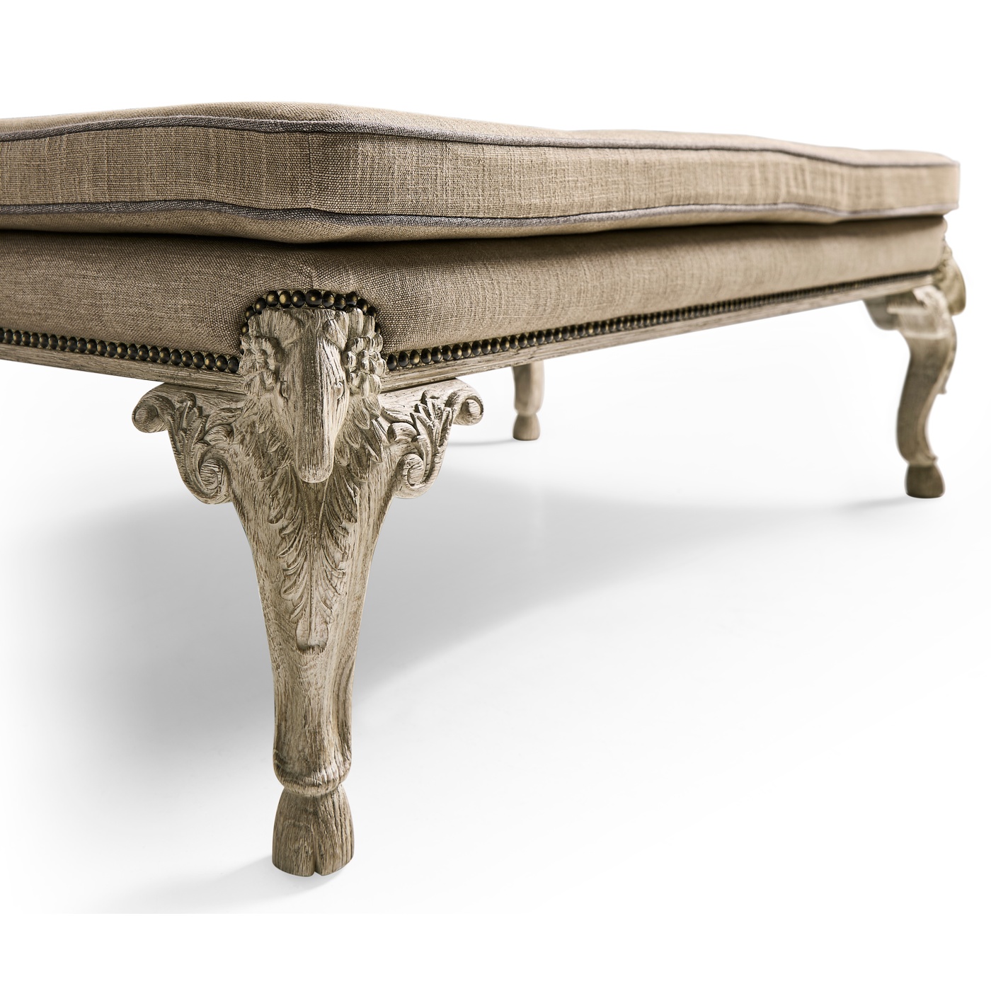 Small Tarporley Grey Oak Stool