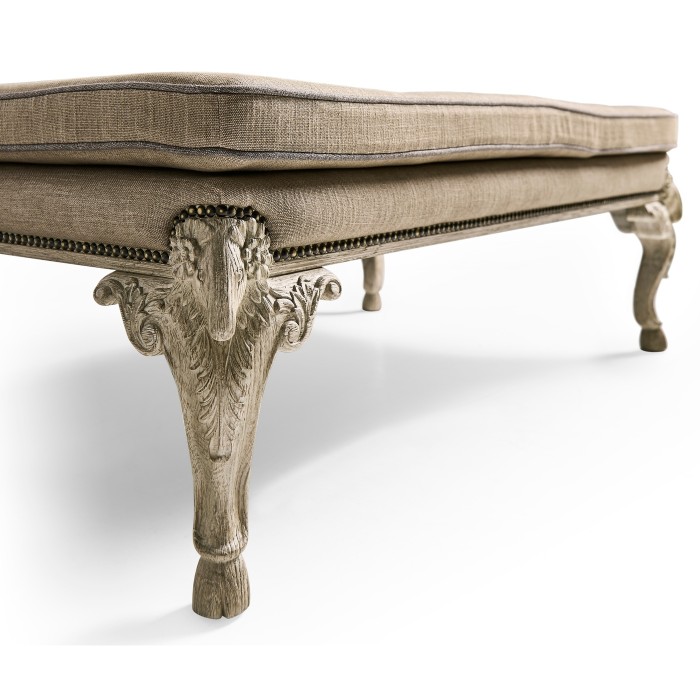 Small Tarporley Grey Oak Stool