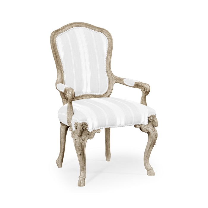 Tarporley Grey Oak Arm Chair