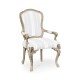 Tarporley Grey Oak Arm Chair