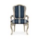 Tarporley Grey Oak Arm Chair
