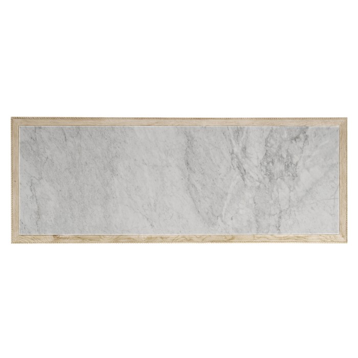 York Venetian White Oak Console