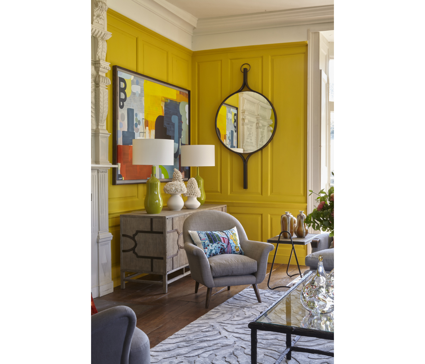 Hewlett Grey Oak Buffet