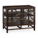 Hewlett glazed cabinet (Chocolate Oak)