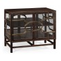 Hewlett glazed cabinet (Chocolate Oak)