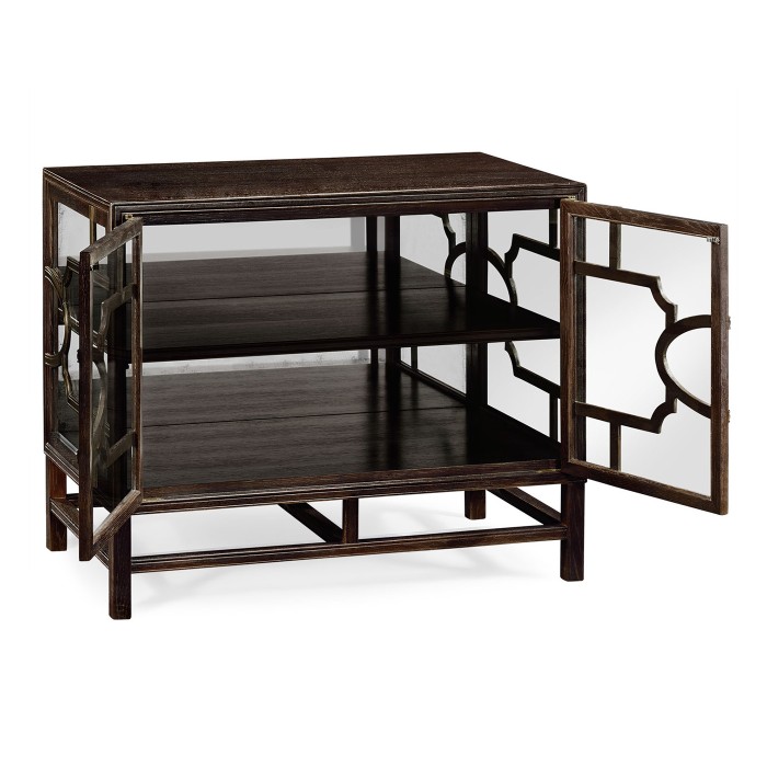 Hewlett glazed cabinet (Chocolate Oak)