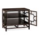 Hewlett glazed cabinet (Chocolate Oak)