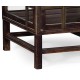 Hewlett glazed cabinet (Chocolate Oak)