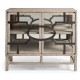 Hewlett Grey Oak Glazed Cabinet