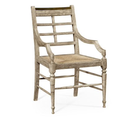 Marshfield Grey Oak Arm Chair