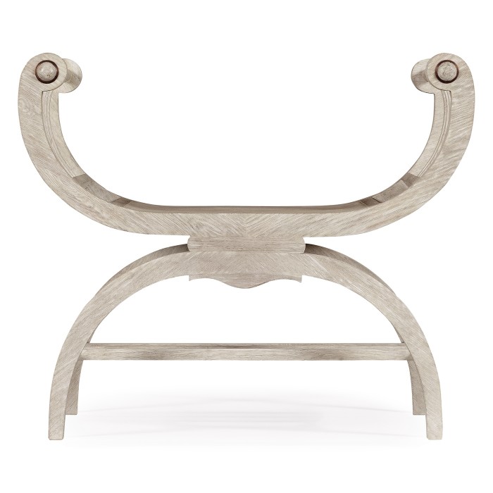 Single Lucca Cloudy Oak Bench