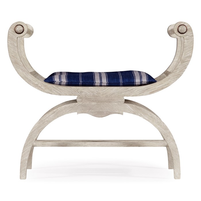 Single Lucca Cloudy Oak Bench