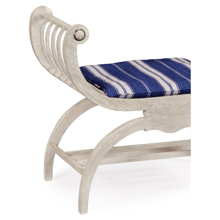 Single Lucca Cloudy Oak Bench