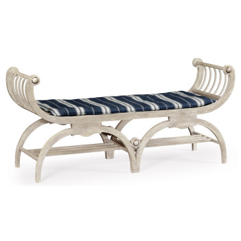 Double Lucca Cloudy Oak Bench