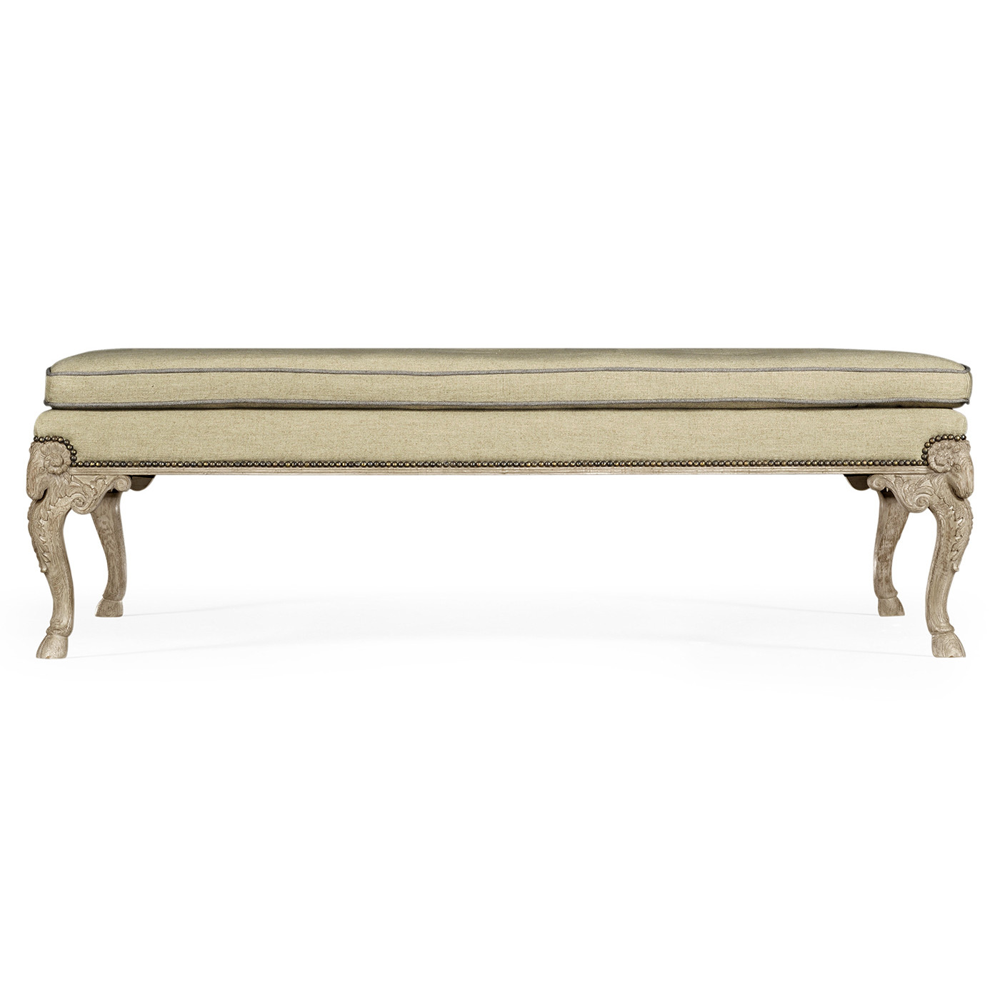 Large Tarporley Grey Oak Stool