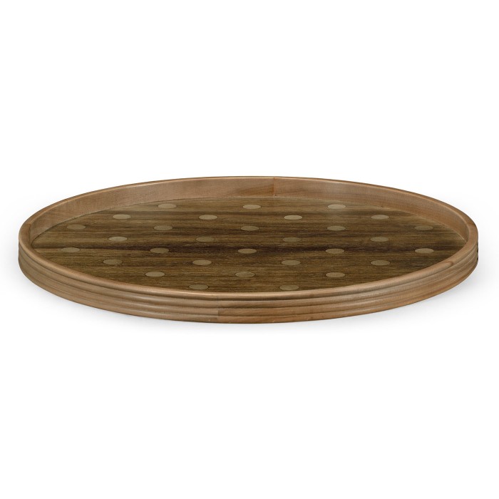 Round Cloud Polka Dot Tray