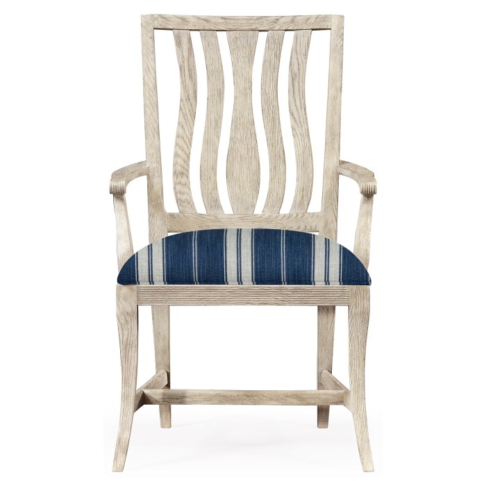 Eva Cloudy Oak Dining Arm Chair