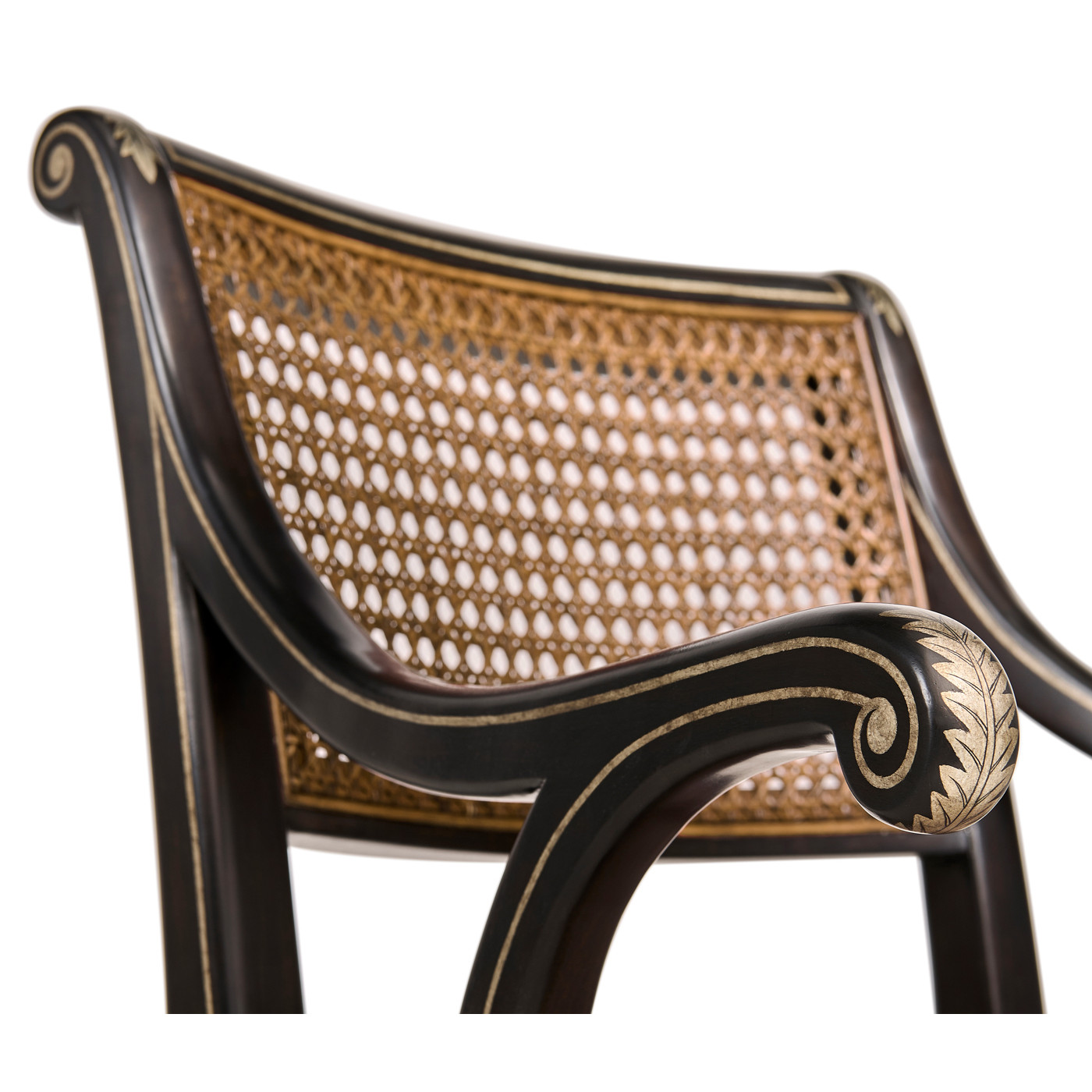 Linden Charcoal Wash Dining Arm Chair