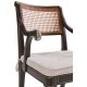 Linden Charcoal Wash Dining Arm Chair