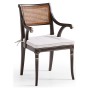 Linden Charcoal Wash Dining Arm Chair