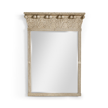 Rothesay Venetian White Oak Mirror