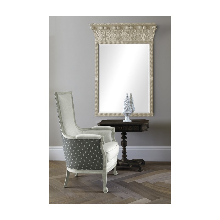 Rothesay Venetian White Oak Mirror
