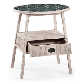 Bywater Washed Acacia Side Table