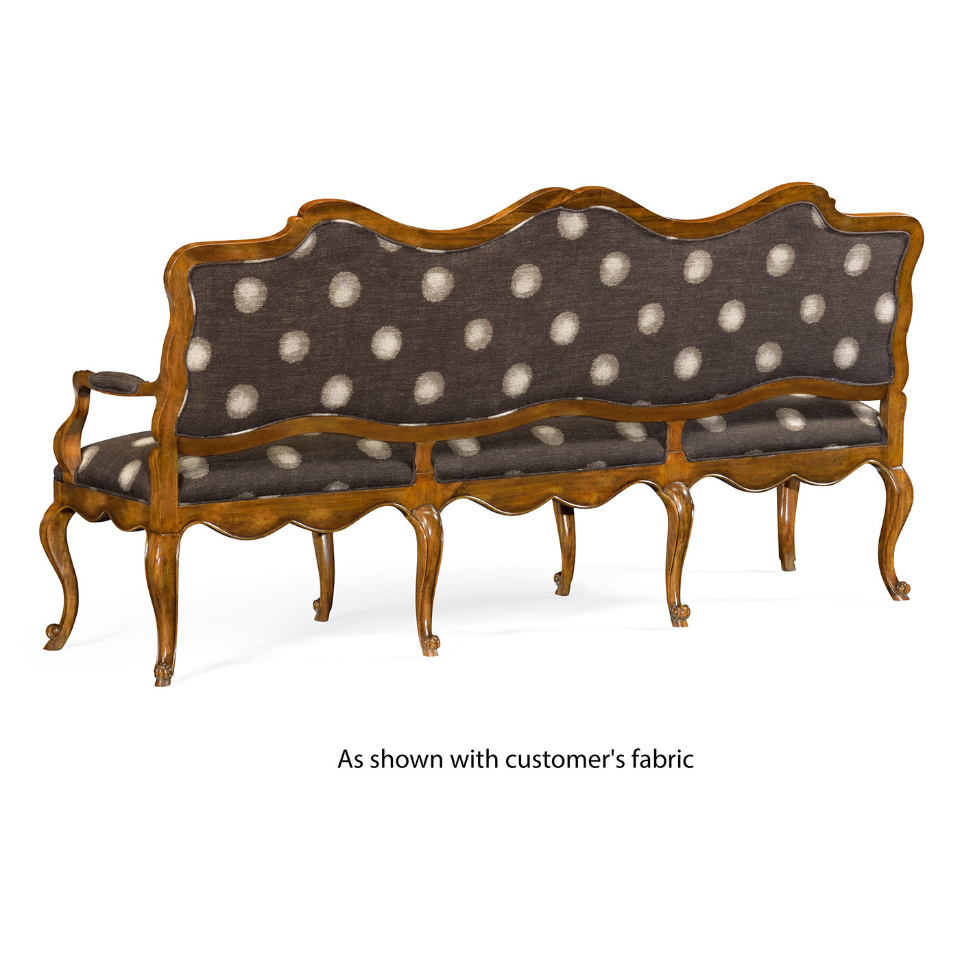 Padua Grey Fruitwood Settee