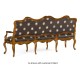 Padua Grey Fruitwood Settee