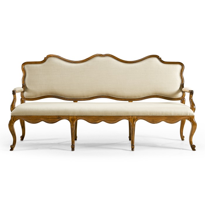 Padua Grey Fruitwood Settee