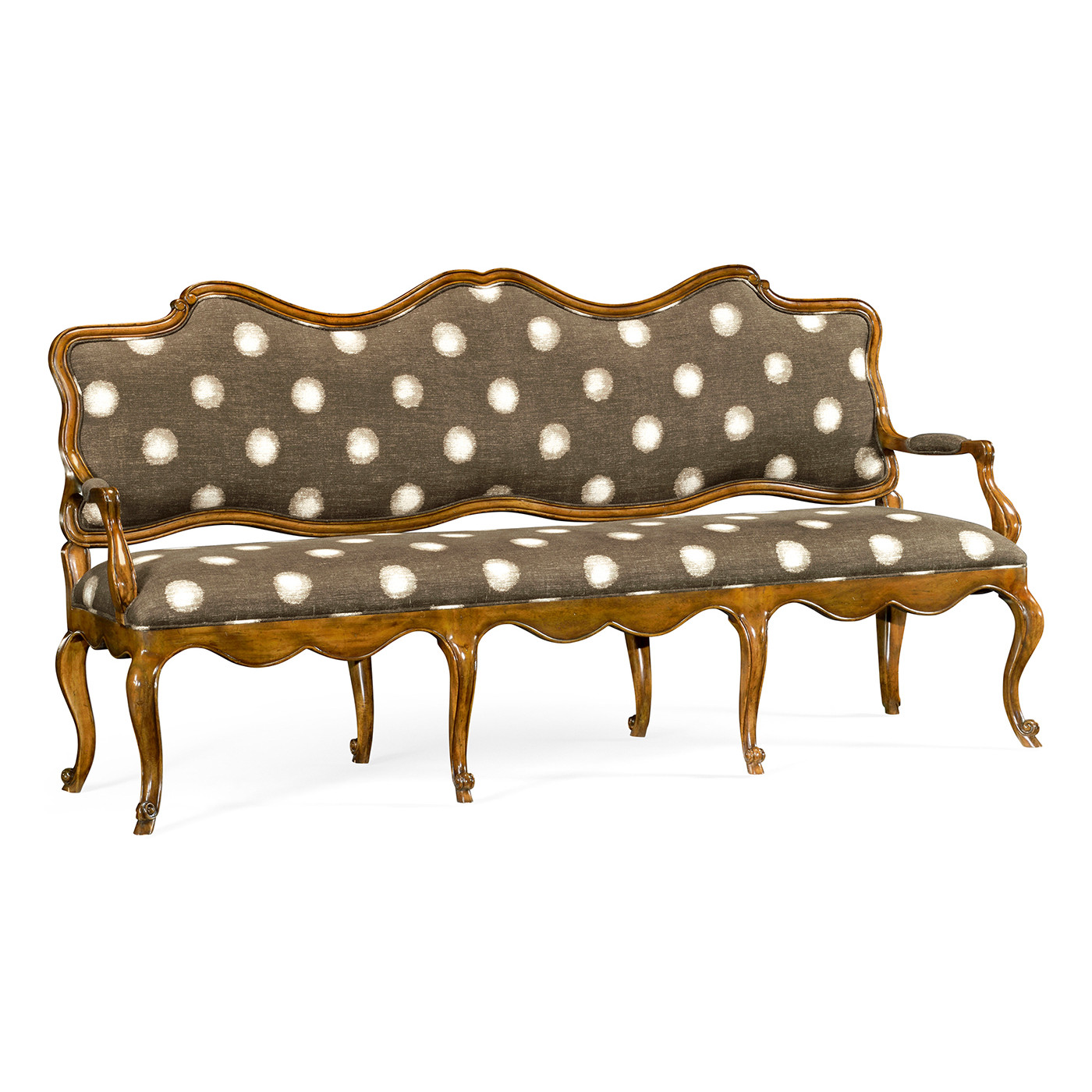 Padua Grey Fruitwood Settee