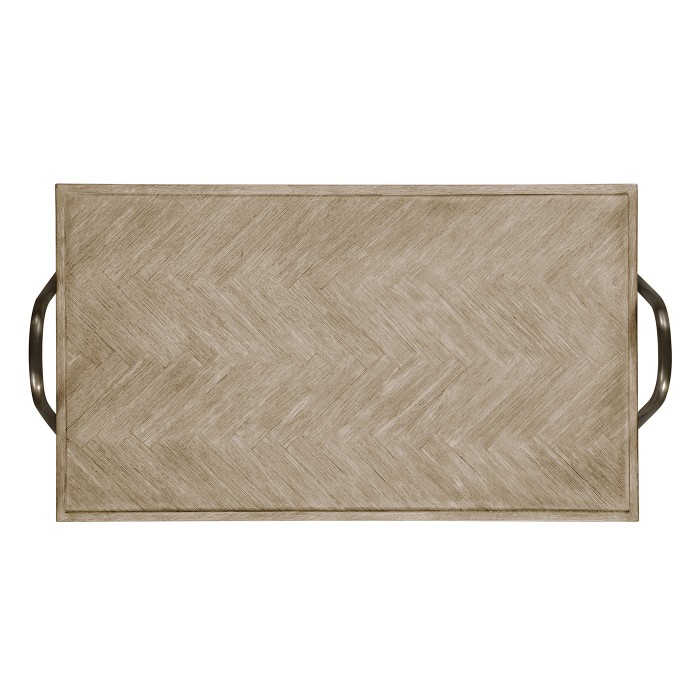 Gennesso Grey Oak Side Table