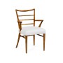 Pensacola Grey Fruitwood Dining Arm Chair