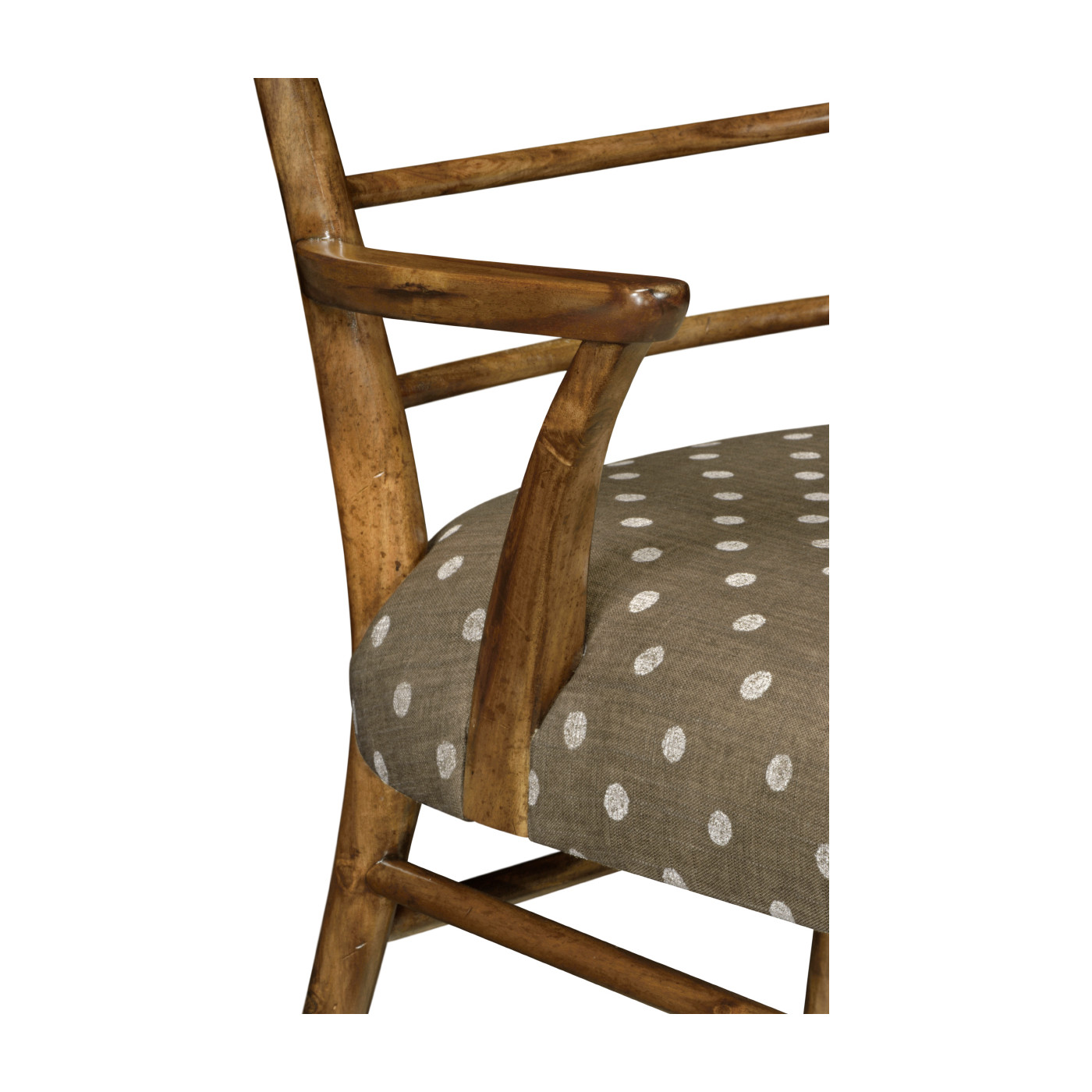Pensacola Grey Fruitwood Dining Arm Chair