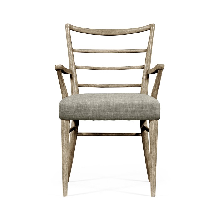 Pensacola Grey Oak Dining Arm Chair
