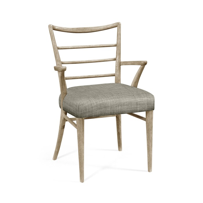 Pensacola Grey Oak Dining Arm Chair