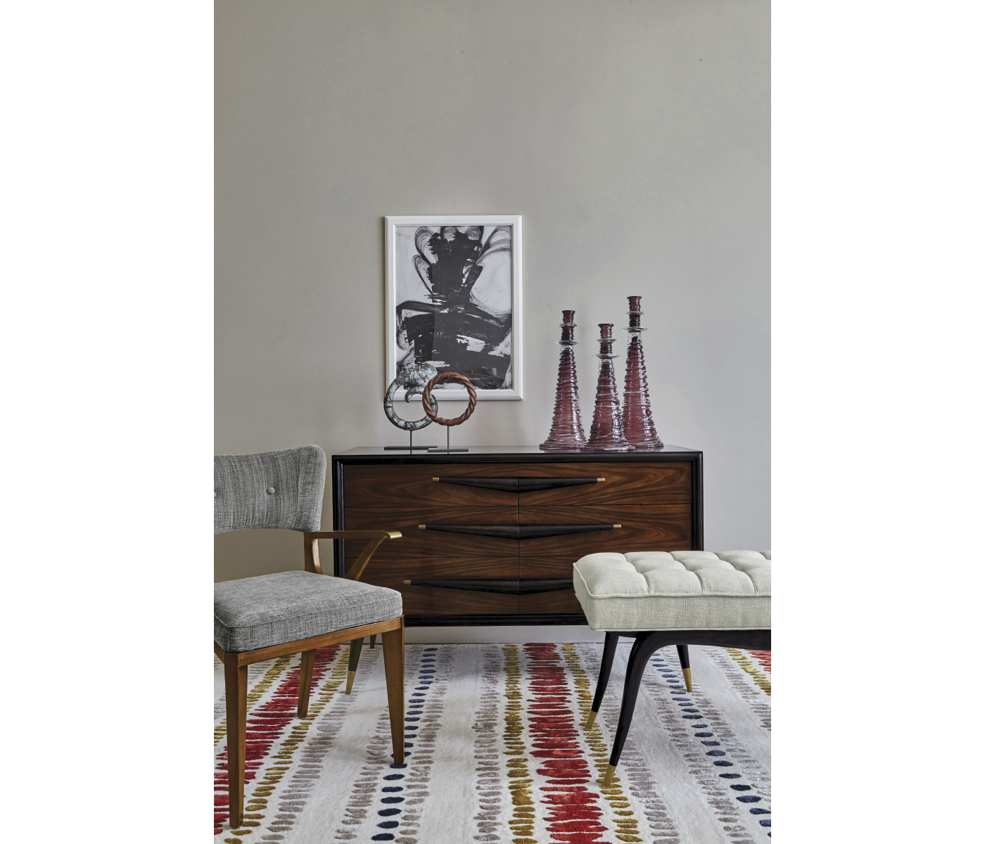 Sappello Charcoal Wash Bench