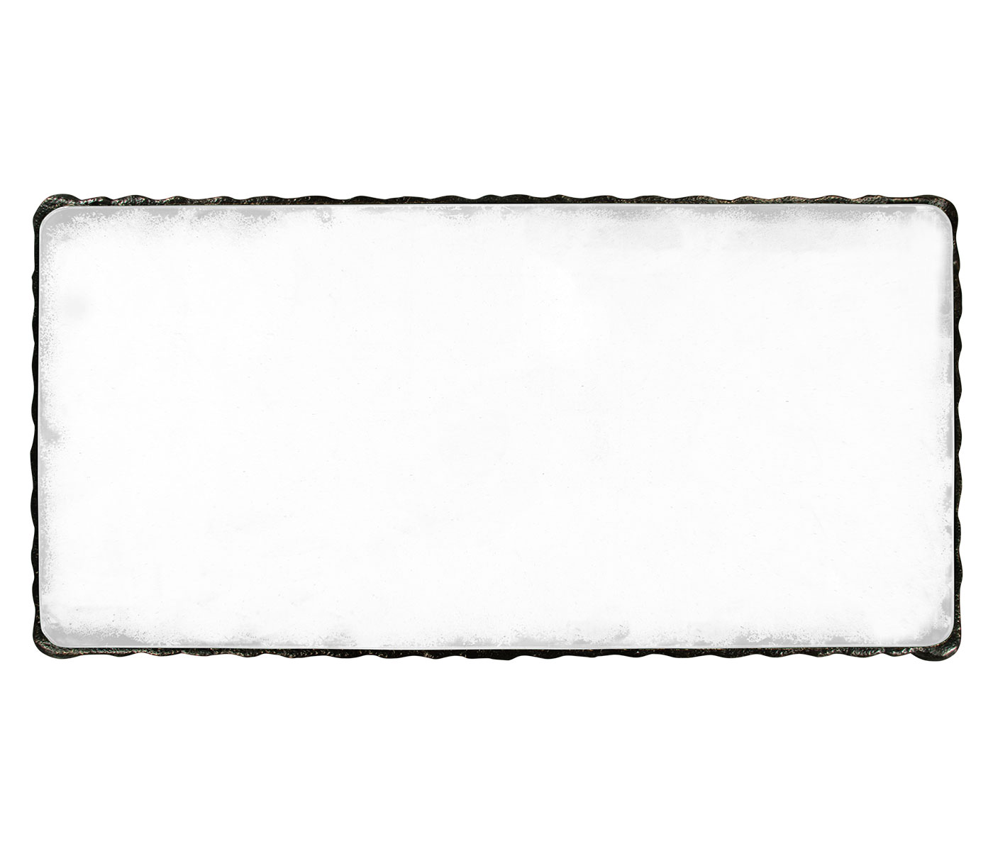 Karinta Antique Brass Coffee Table with Antique Mirror Top