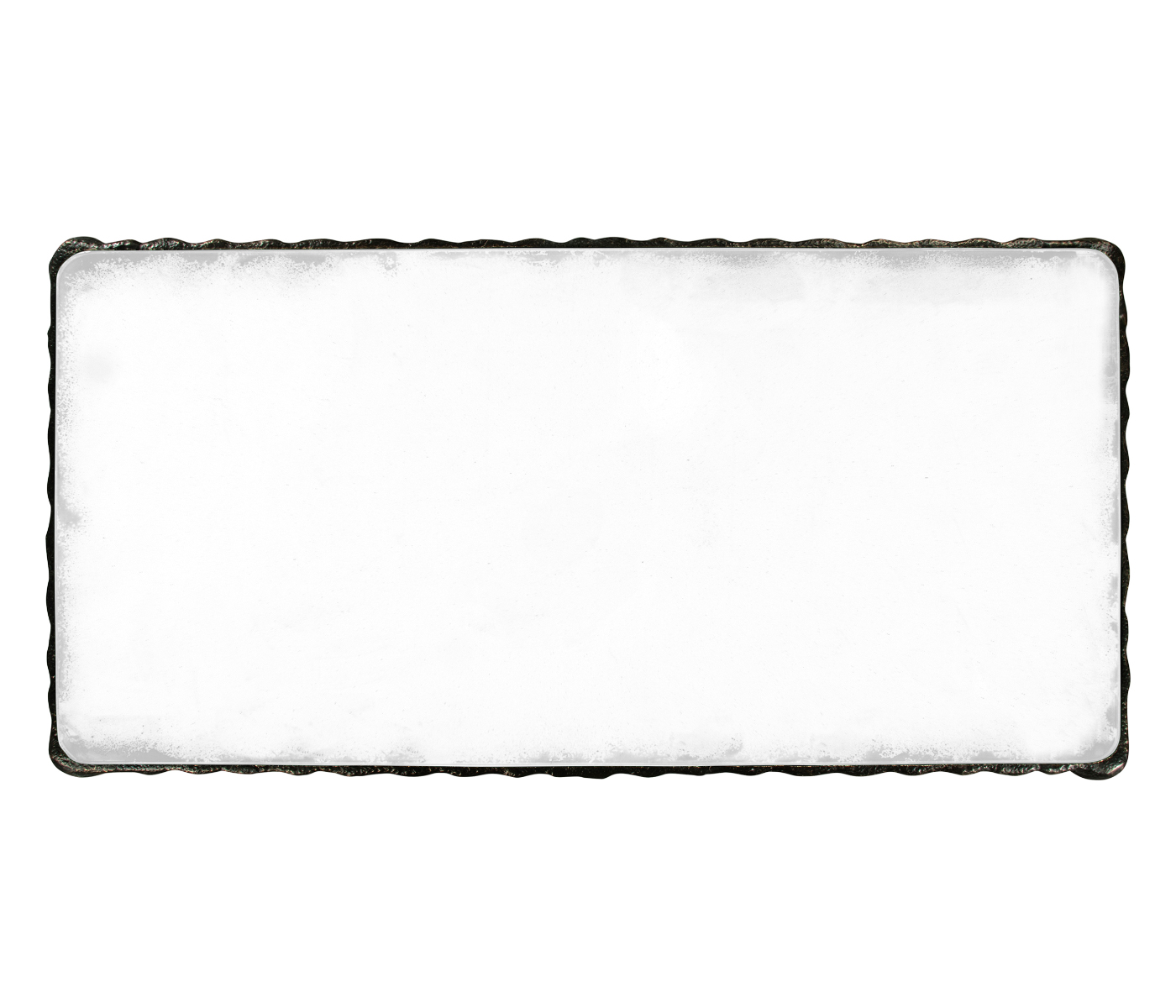 Karinta Antique Brass Coffee Table with Antique Mirror Top