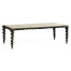Karinta Antique Brass Coffee Table with Oyster Veneer Top