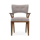 Marlene Dark Walnut Arm Chair