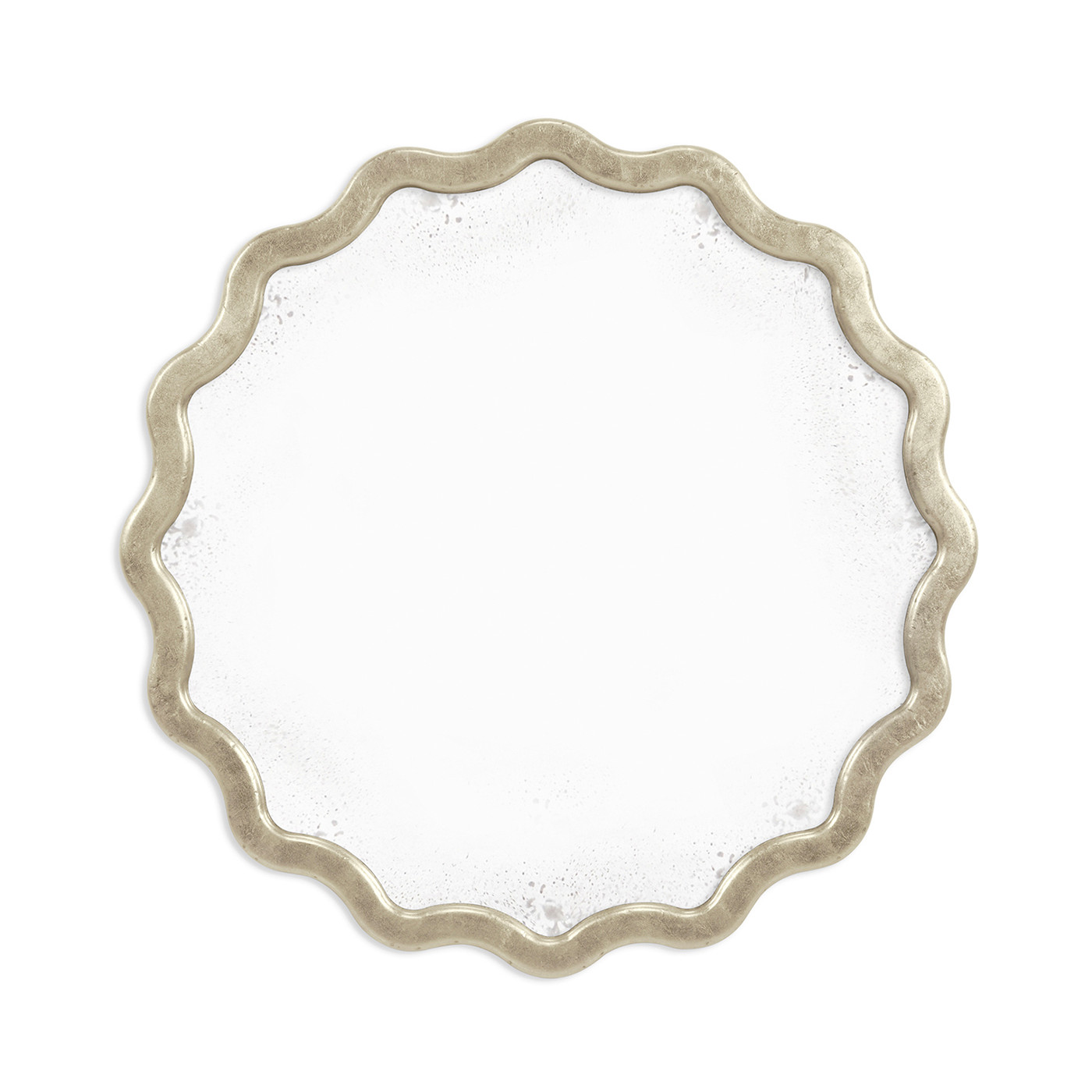 Keste Round Silver Mirror