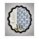 Keste Round Silver Mirror