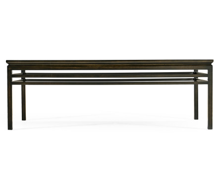 Haygrove White & Blue Marquetry Coffee Table